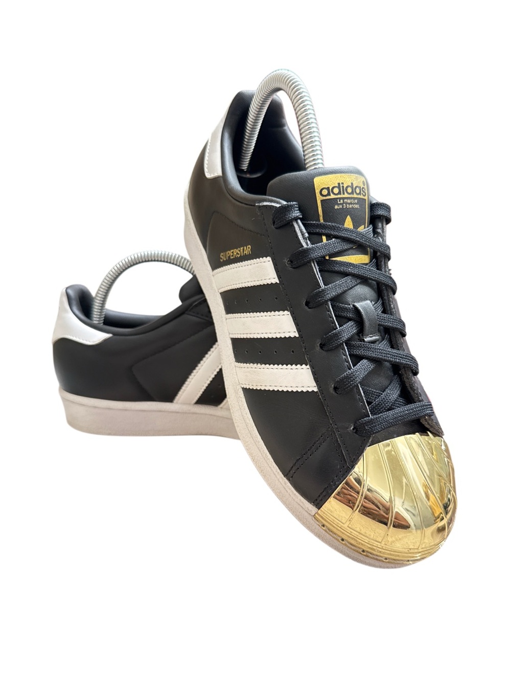 ADIDAS SUPERSTAR GOLD TOE SNEAKERS